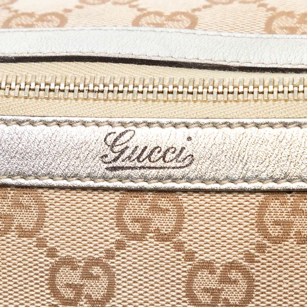 Gucci GG Canvas Abbey D Ring Boston Bag - Side view