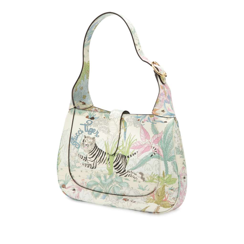 Gucci Small Calfskin Tiger Jackie 1961 Crossbody - Back view