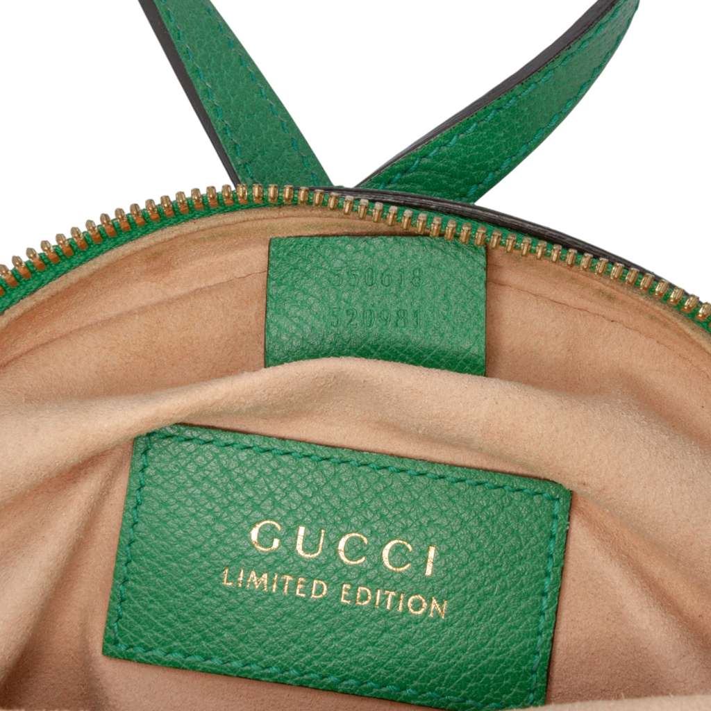 Gucci Mini GG Supreme Flora Ophidia Round Crossbody - Detail 1