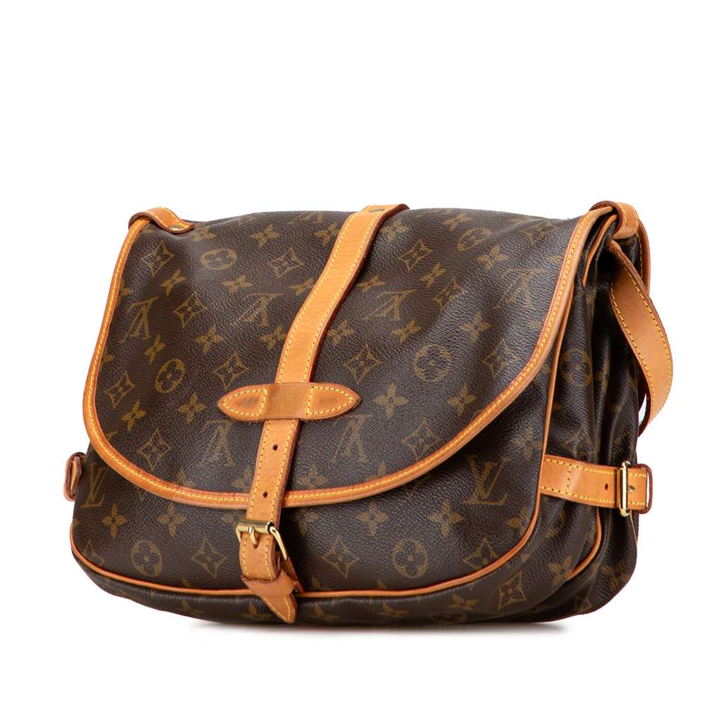 Louis Vuitton Monogram Saumur 25 - Back view