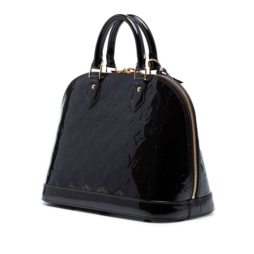 Louis Vuitton Monogram Vernis Alma PM - Back view