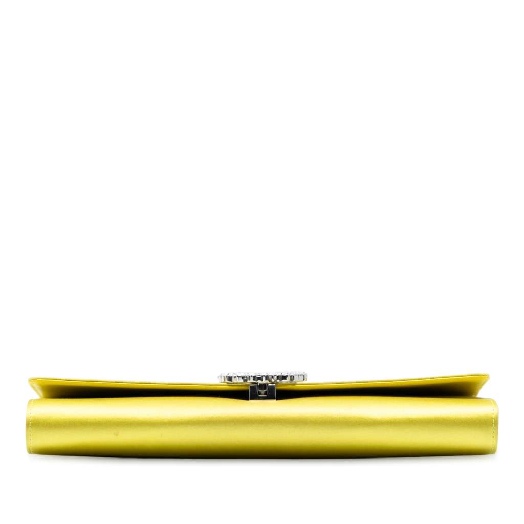 Gucci Satin Crystals Broadway Clutch - Image 6