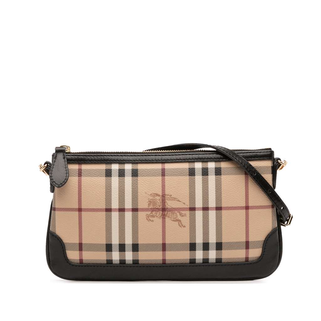 Burberry Haymarket Check Coated Canvas Crossbody