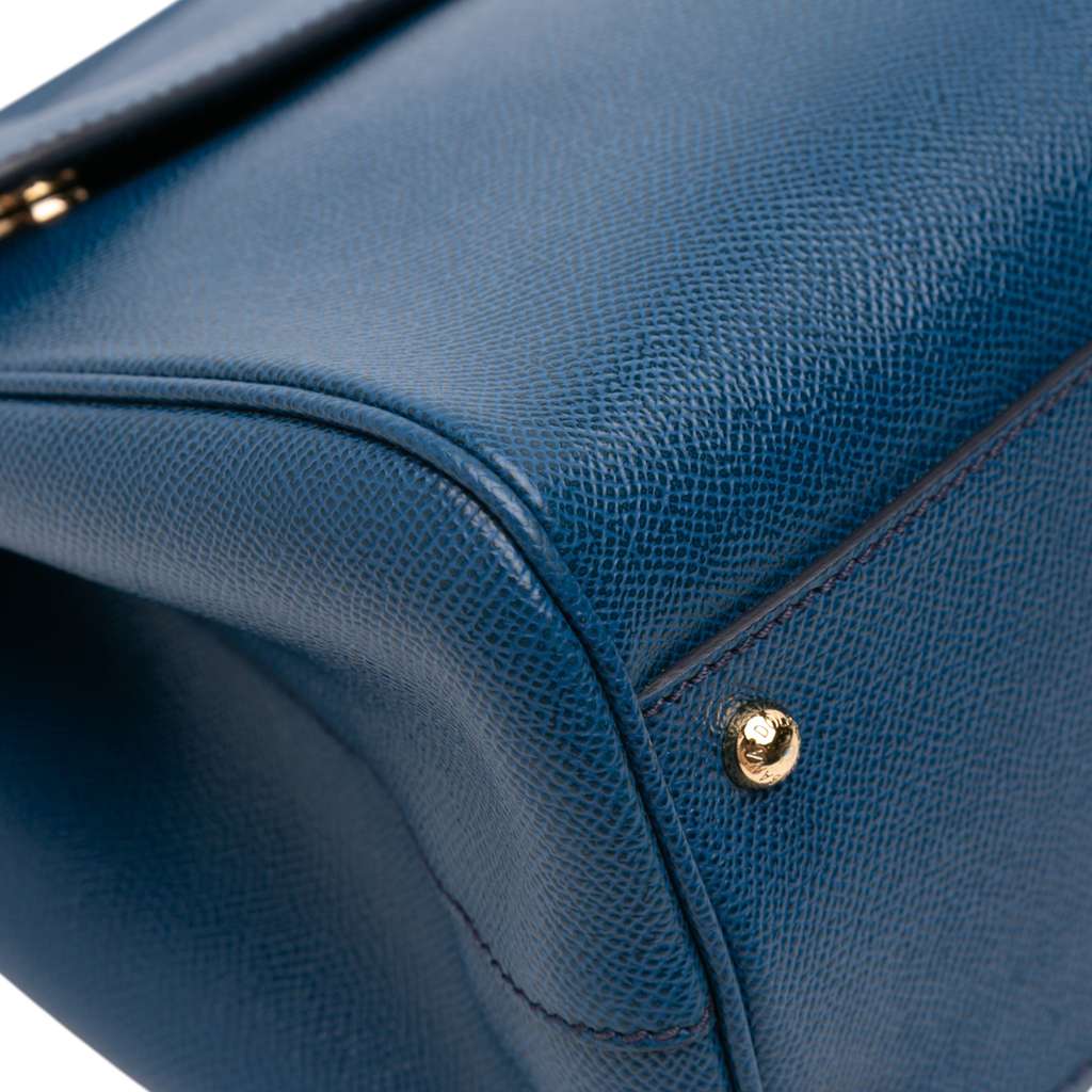 Dolce & Gabbana Large Calfskin Miss Sicily Satchel - Detail 2