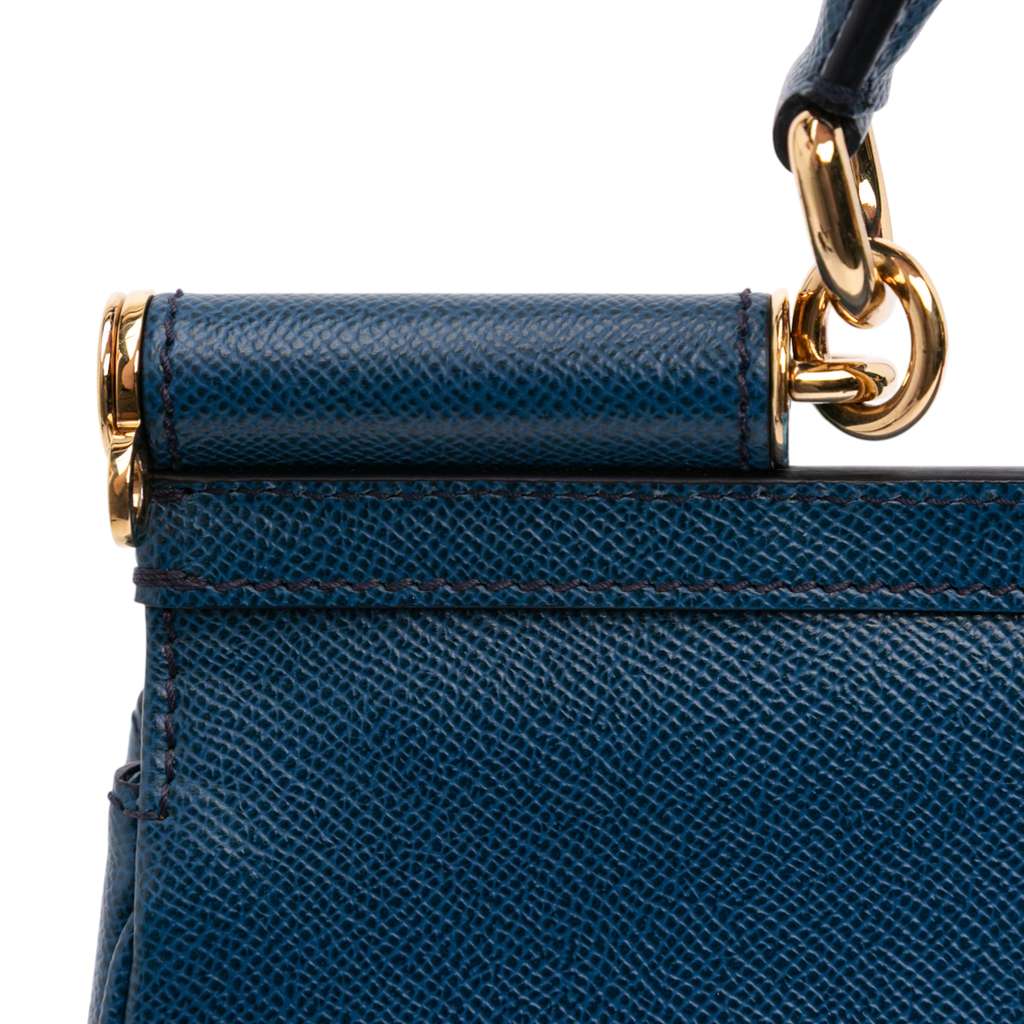 Dolce & Gabbana Large Calfskin Miss Sicily Satchel - Image 10