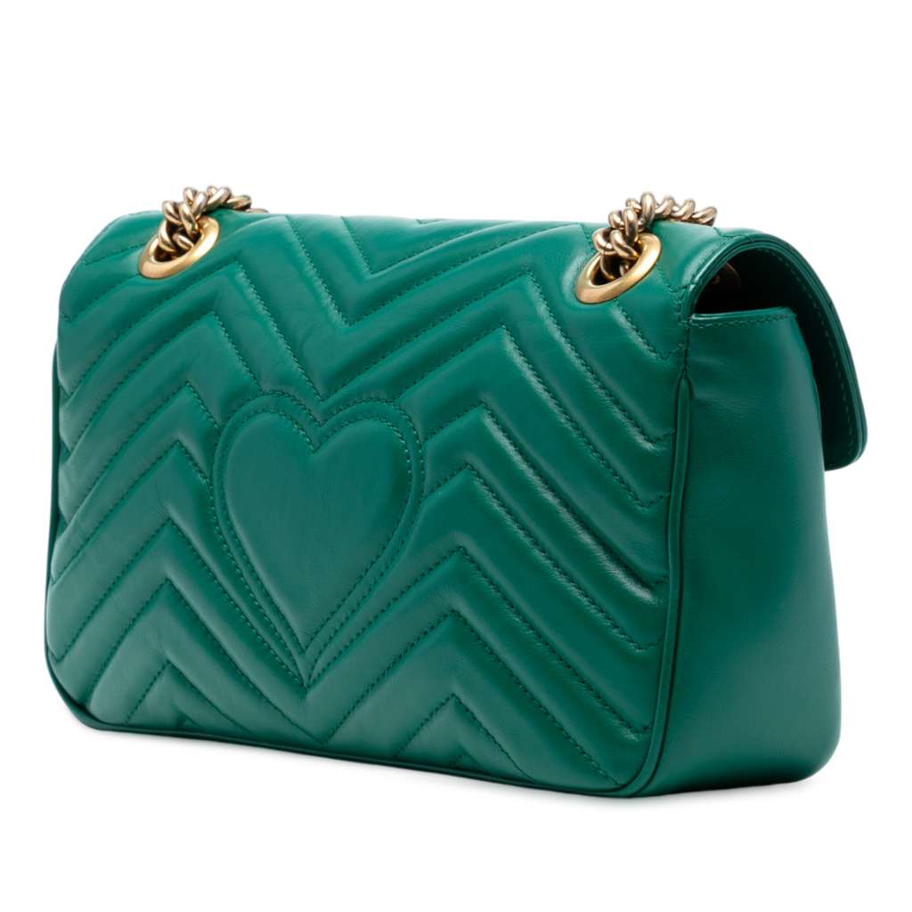 Gucci Medium GG Marmont Matelasse Leather Shoulder Bag - 2