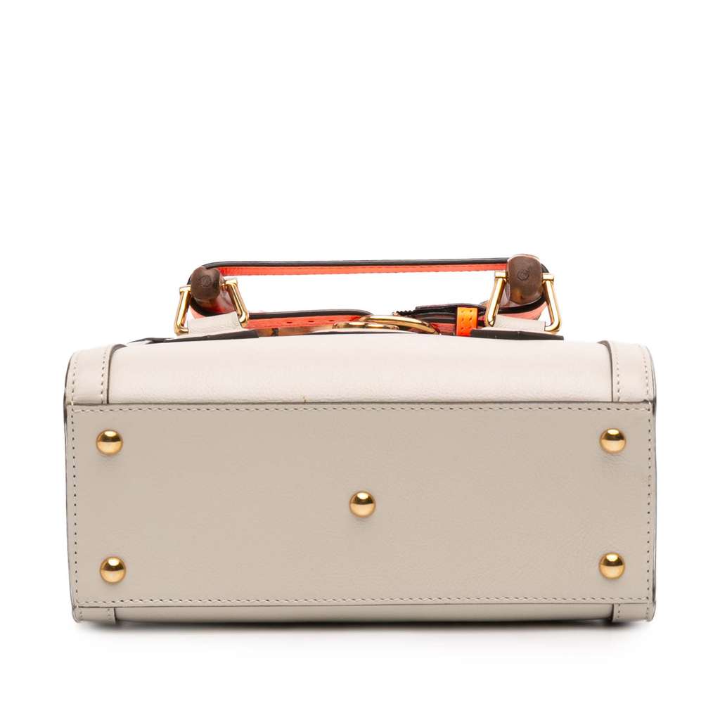 Gucci Mini Calfskin Bamboo Diana Satchel - 3
