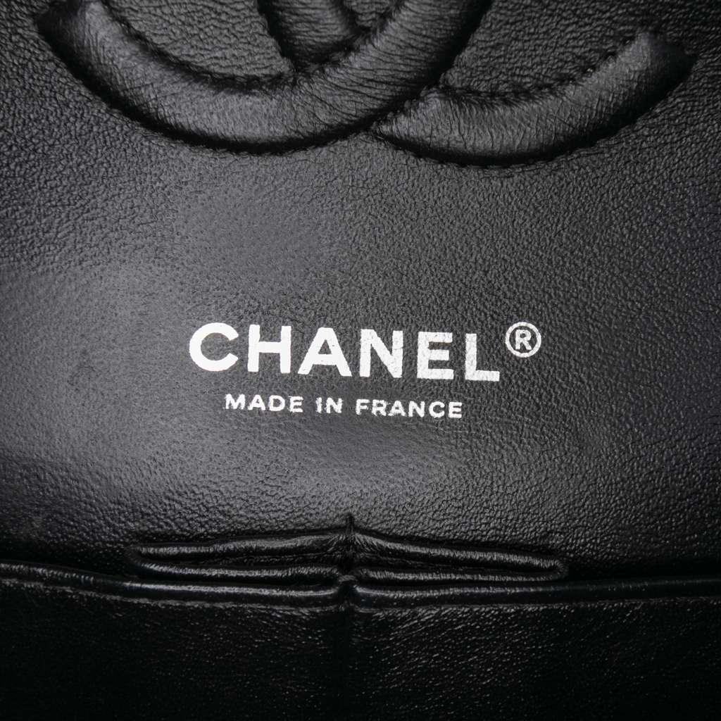 Chanel Medium Classic Canvas Sequin Moon Double Flap - Detail 1