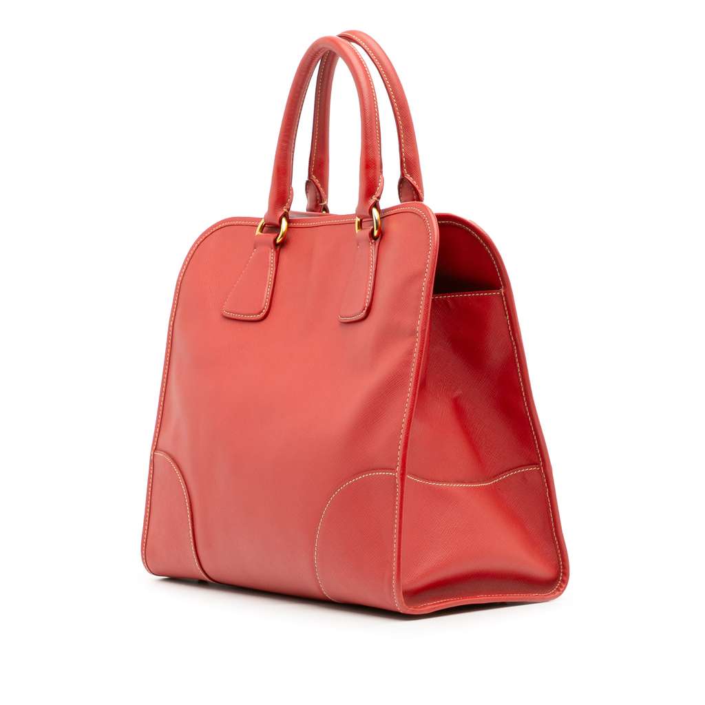 Prada Saffiano Lux Shopping Tote - Back view