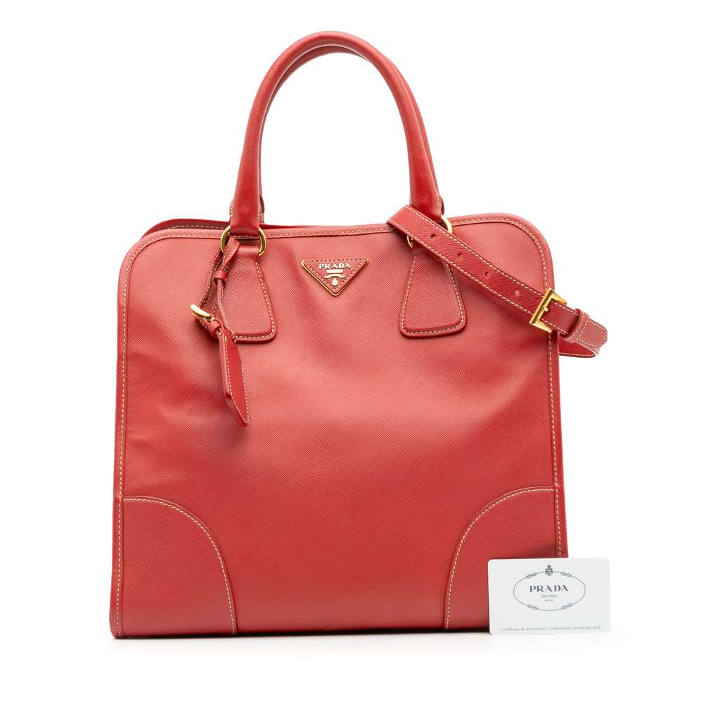 Prada Saffiano Lux Shopping Tote - Image 16