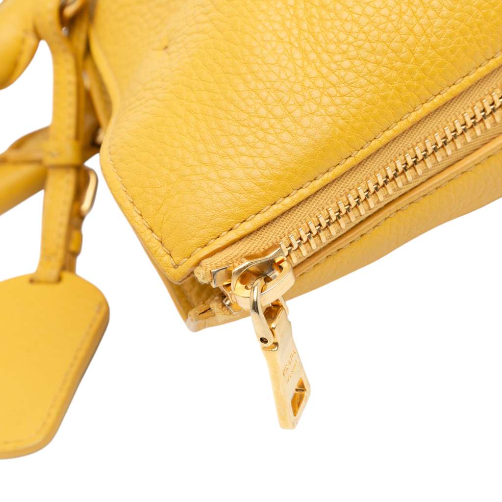 Prada Vitello Daino Side Zip Open Convertible Tote - Image 10