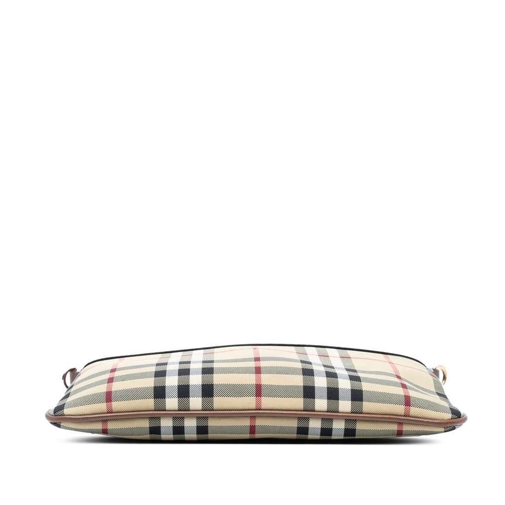 Burberry Haymarket Check Canvas Peyton Crossbody - Image 6