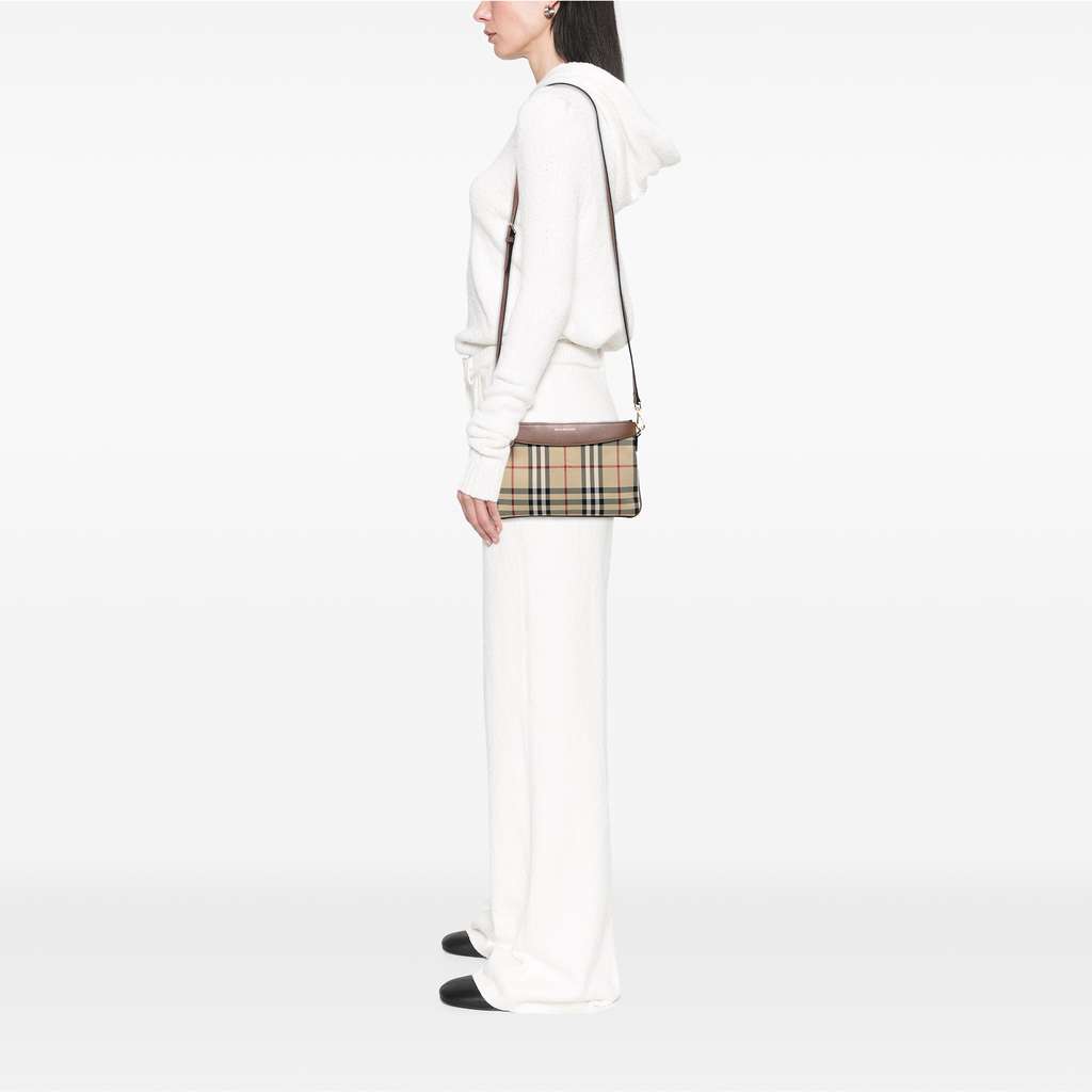Burberry Haymarket Check Canvas Peyton Crossbody - Detail 2