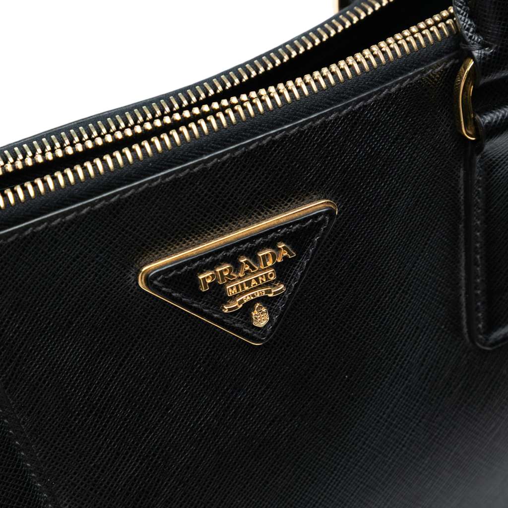Prada Extra Large Saffiano Lux Galleria Double Zip Tote - Side view