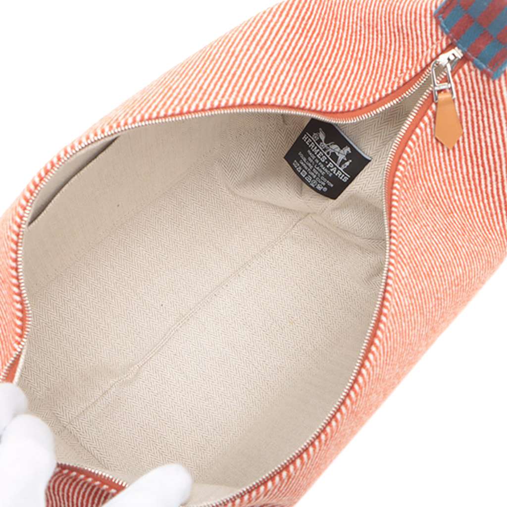 Hermès Large Wool Bride A Brac H Natte Case - 5