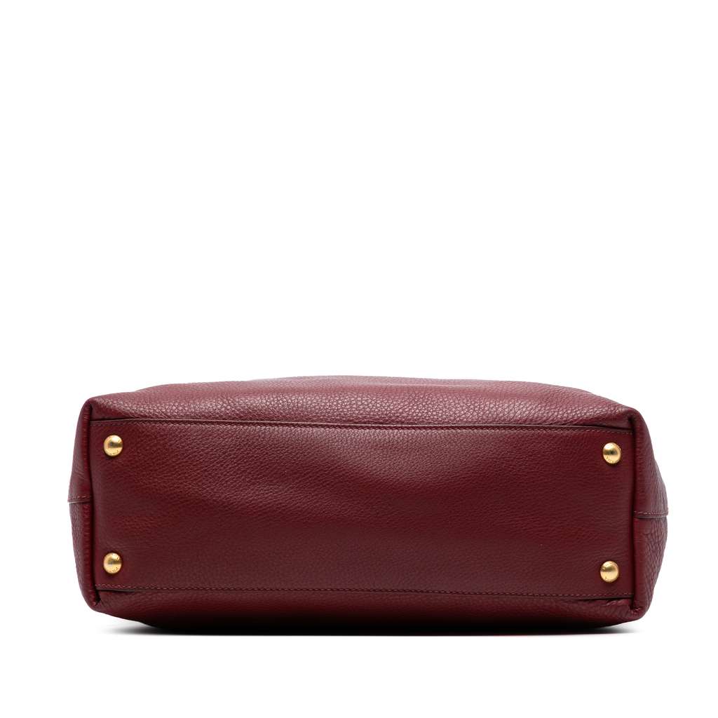 Prada Vitello Daino Open Convertible Tote - Image 6