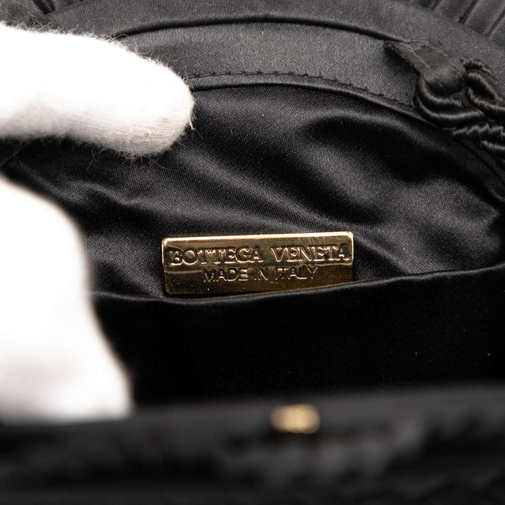 Bottega Veneta Satin Intrecciato Evening Bag - 5