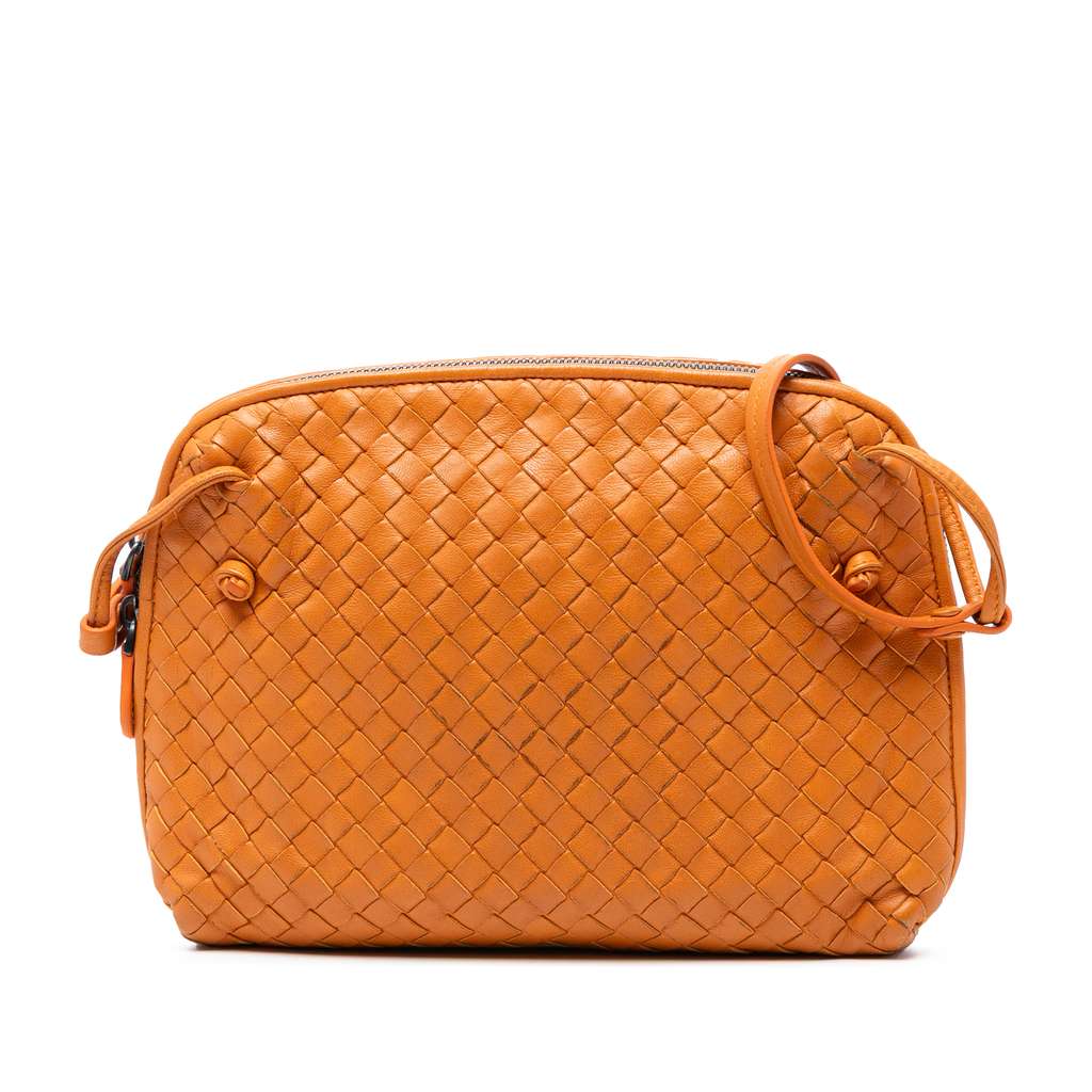 Bottega Veneta Nappa Intrecciato Nodini Crossbody