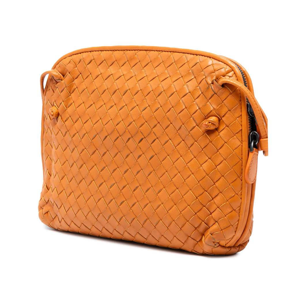 Bottega Veneta Nappa Intrecciato Nodini Crossbody - Back view