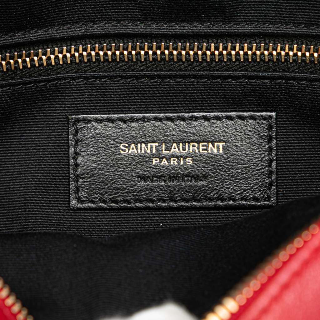 Saint Laurent Quilted Lambskin Victoire Camera Bag - Side view