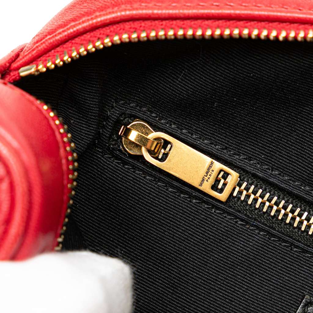 Saint Laurent Quilted Lambskin Victoire Camera Bag - Detail 2