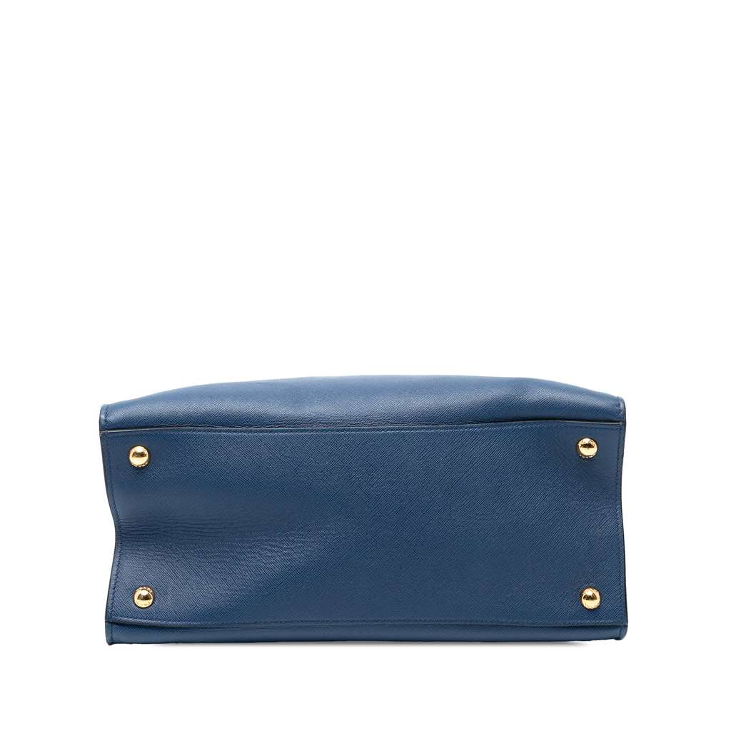 Prada Saffiano Soft Triple Pocket Tote - Image 6