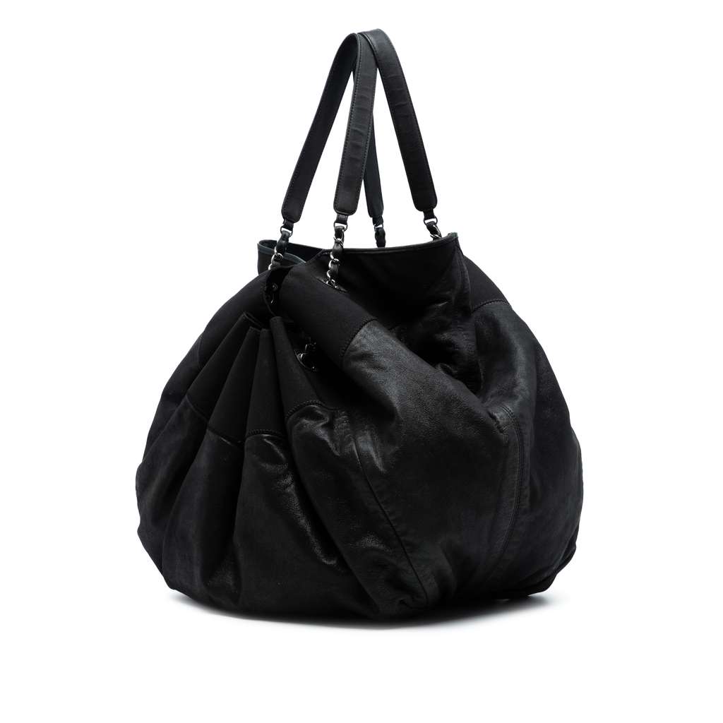 Chanel Lambskin Stretch Spirit Cabas Tote - Back view