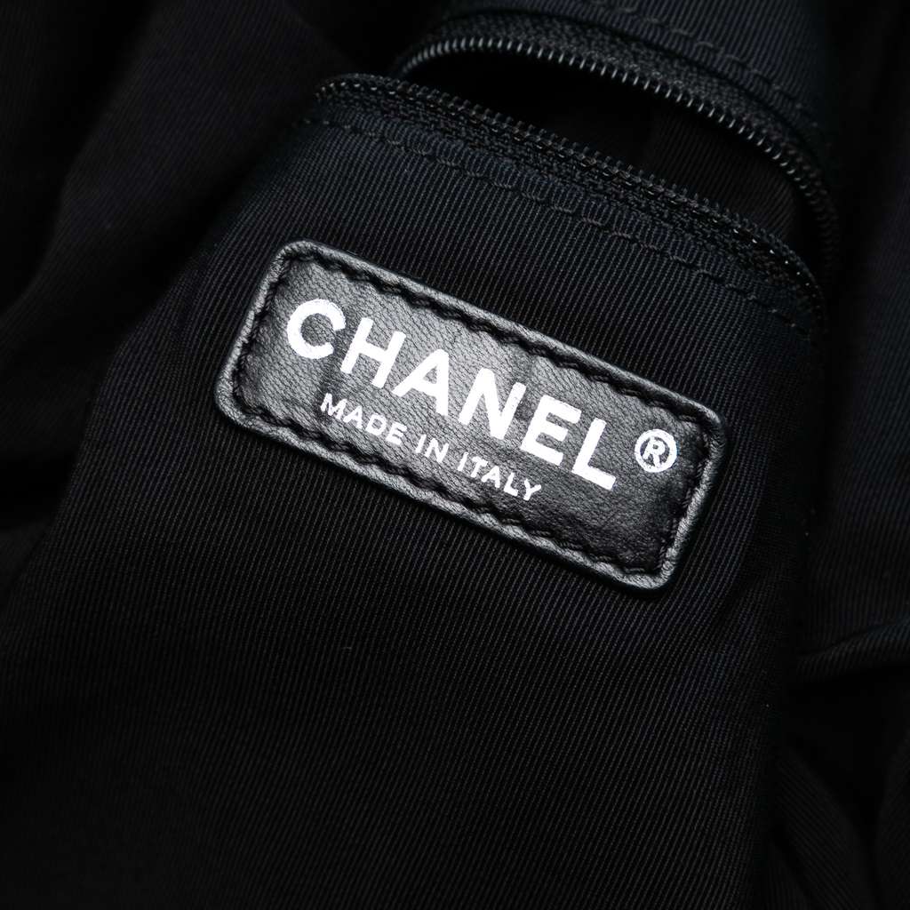 Chanel Lambskin Stretch Spirit Cabas Tote - Side view