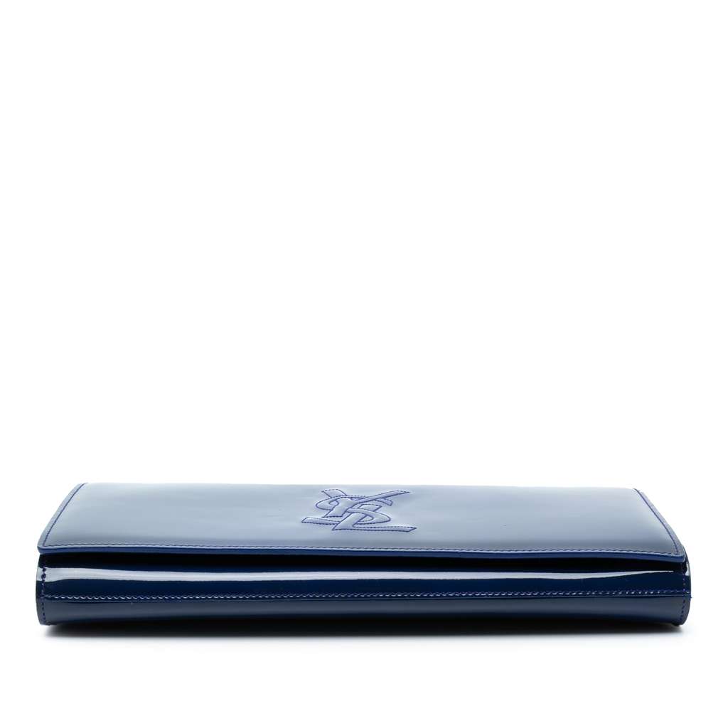 Saint Laurent Large Patent Belle De Jour Clutch - Image 6