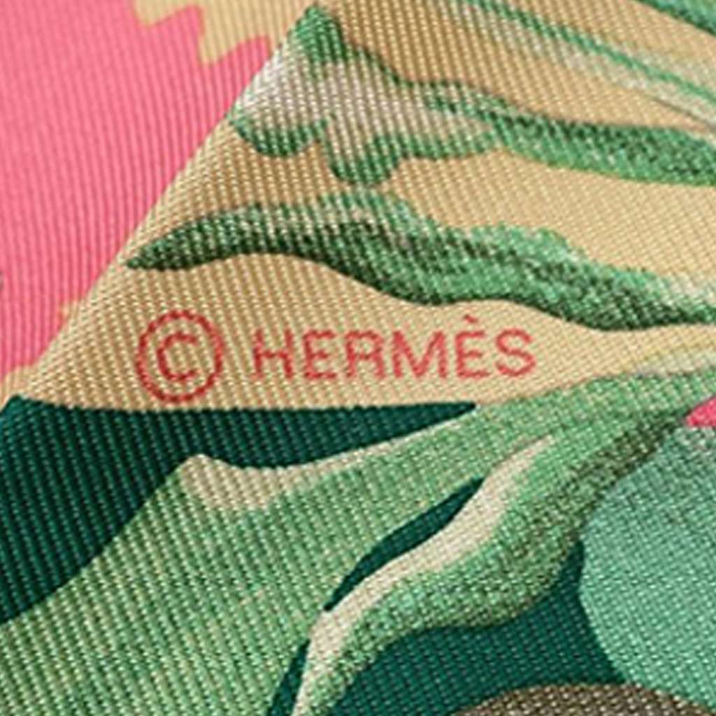 Hermès Un Carre sur L Herbe Silk Scarf 90 - Image 6