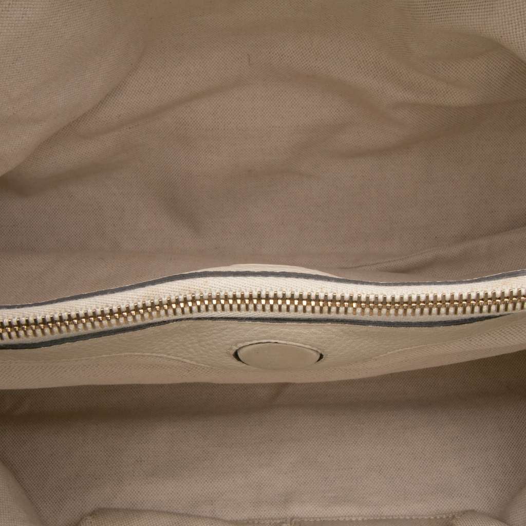 Gucci Large Calfskin Bamboo Shopper Satchel - 4