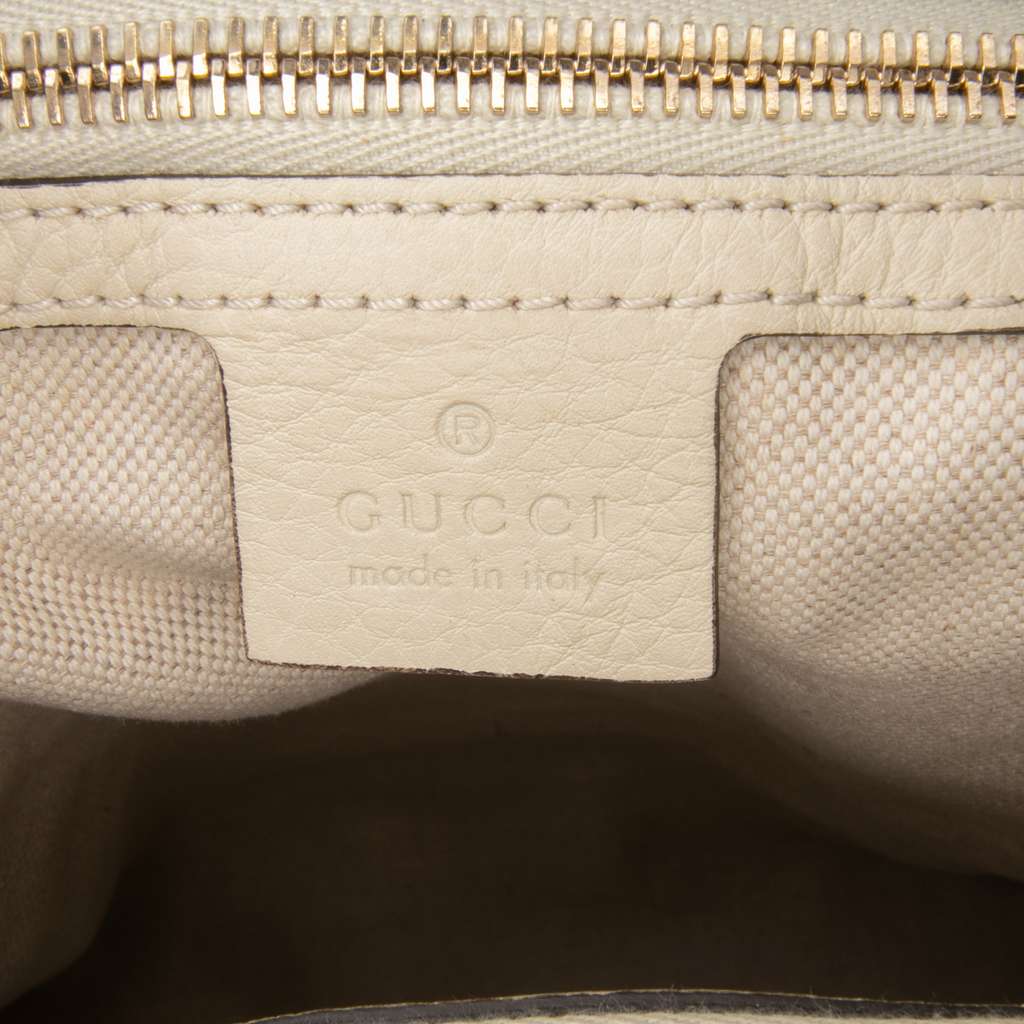 Gucci Large Calfskin Bamboo Shopper Satchel - Side view
