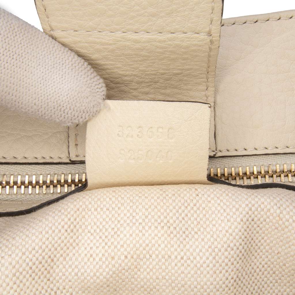 Gucci Large Calfskin Bamboo Shopper Satchel - Detail 1
