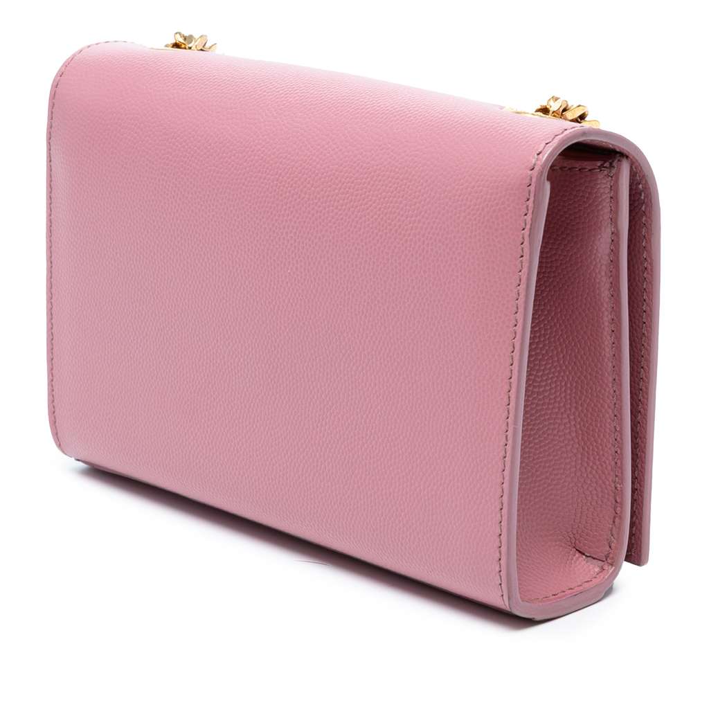 Saint Laurent Small Grain De Poudre Monogram Kate Crossbody - 2