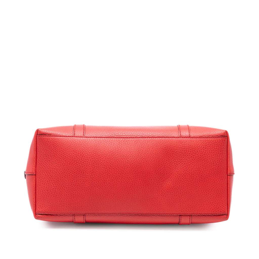 Gucci Leather GG Charm Dome Satchel - Image 6