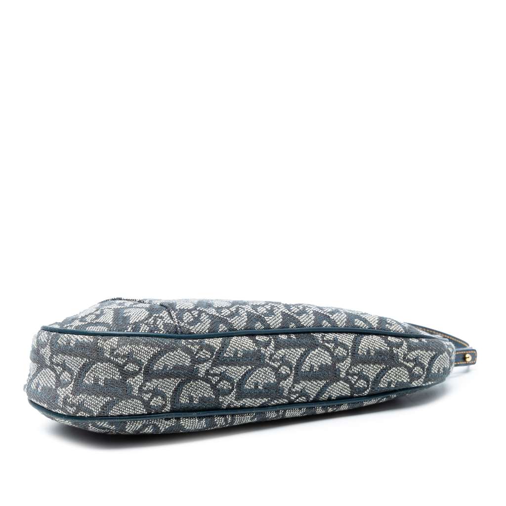 Dior Mini Diorissimo Canvas Saddle Pochette - Image 6