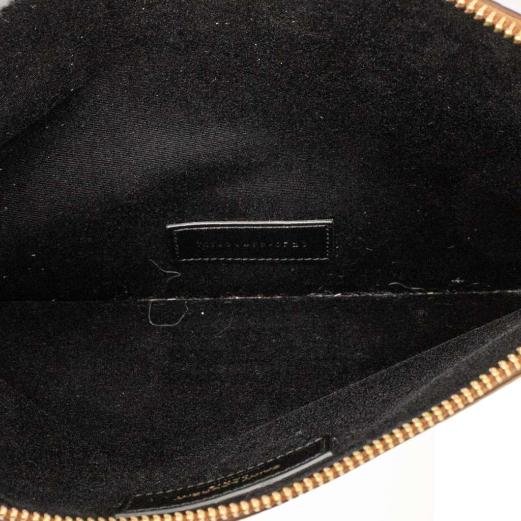 Saint Laurent Croc Embossed Leather Tiny Monogram Zipped Tablet Holder - 4