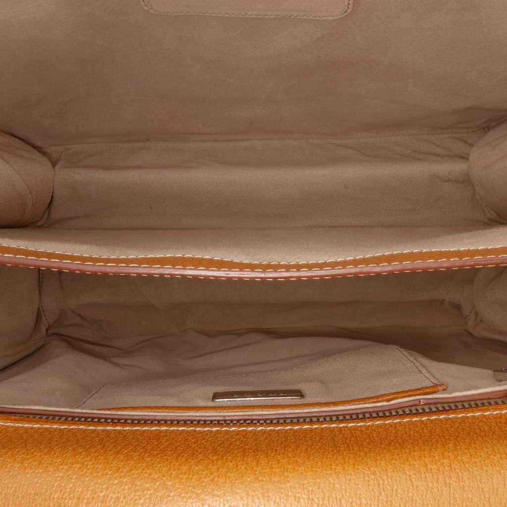 Prada Cinghiale Pattina Lock Top Handle Bag - 4