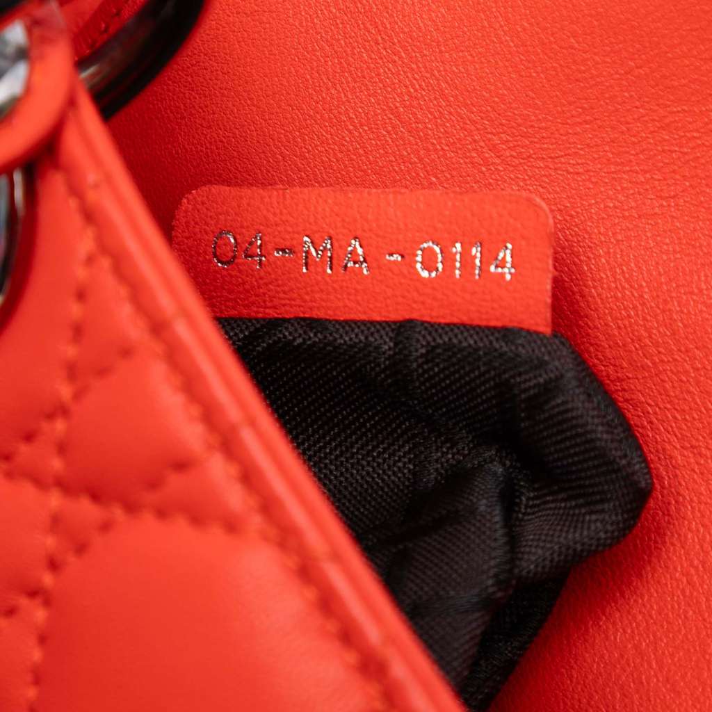 Dior Mini Lambskin Cannage Lady Dior - Detail 1