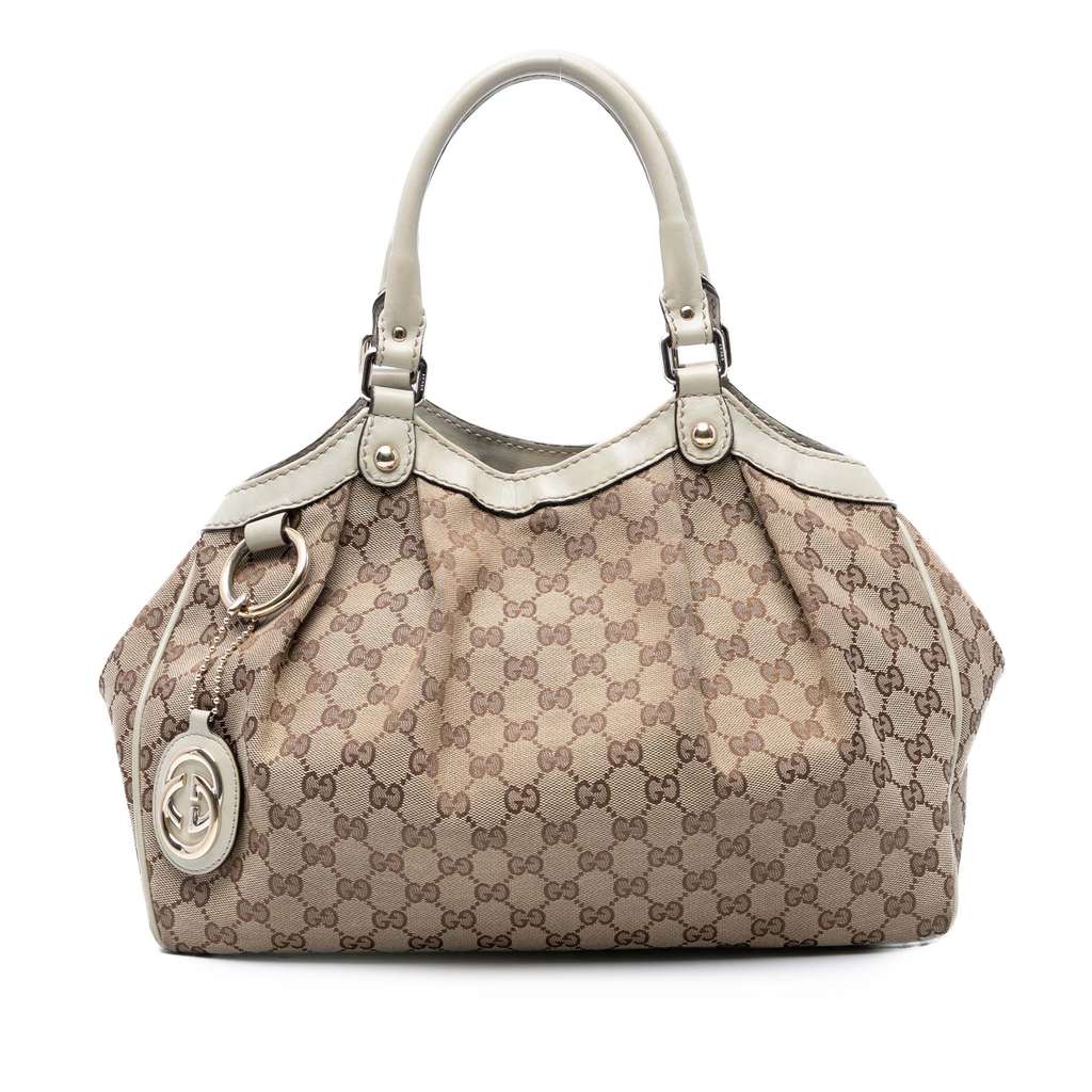 Gucci Medium GG Canvas Sukey Tote