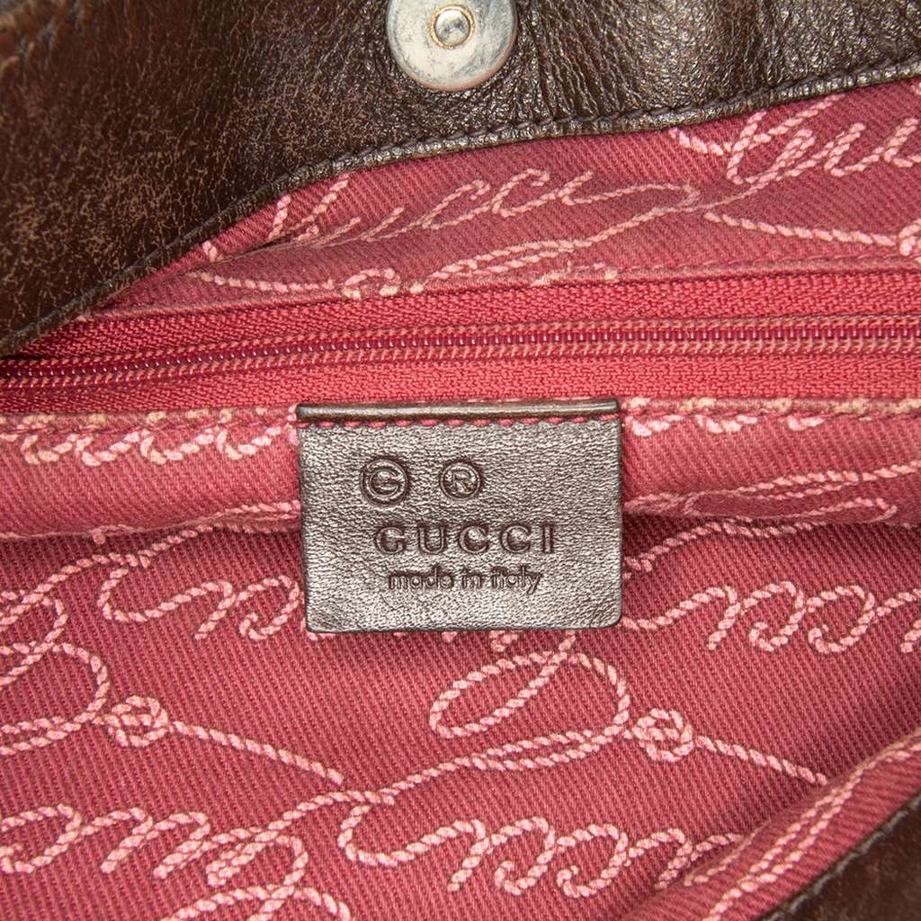 Gucci GG Canvas Shoulder Bag - Side view