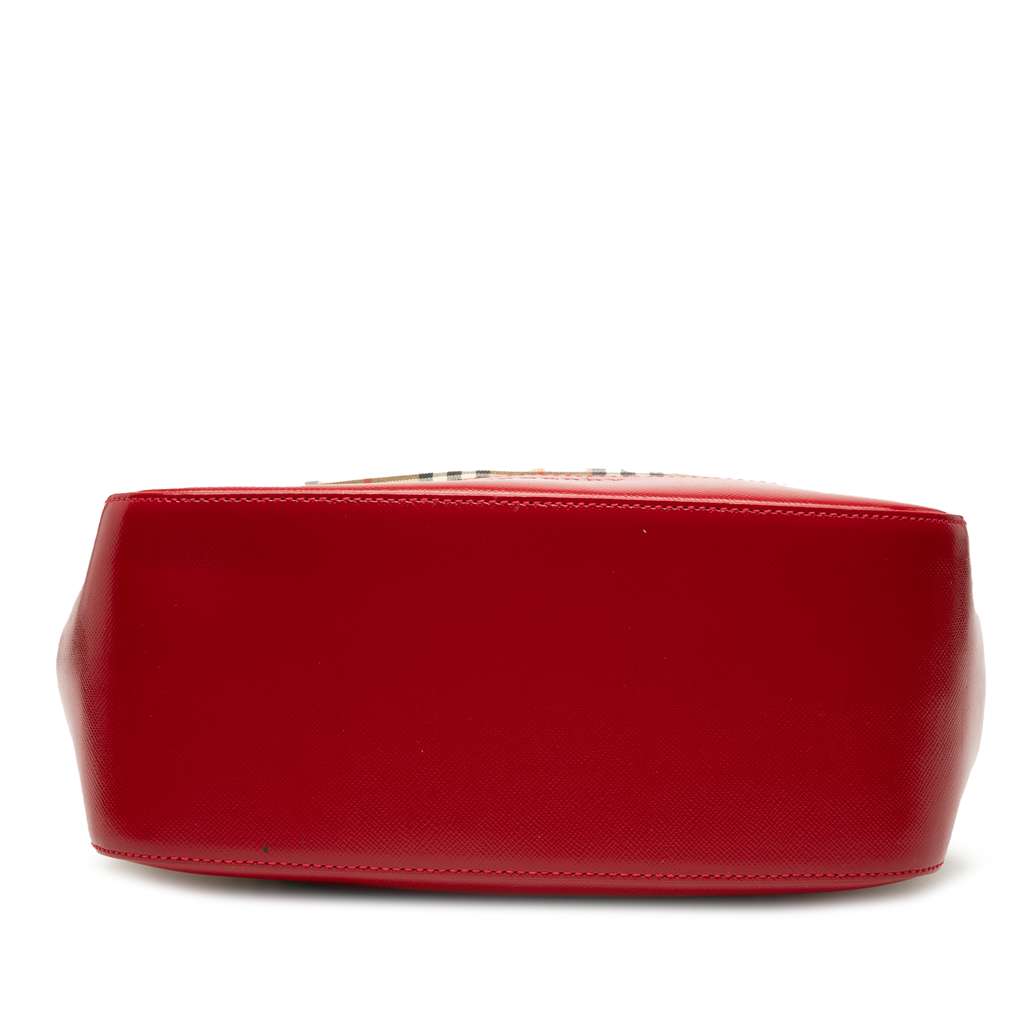 Burberry Haymarket Check Canvas Tote - Image 6