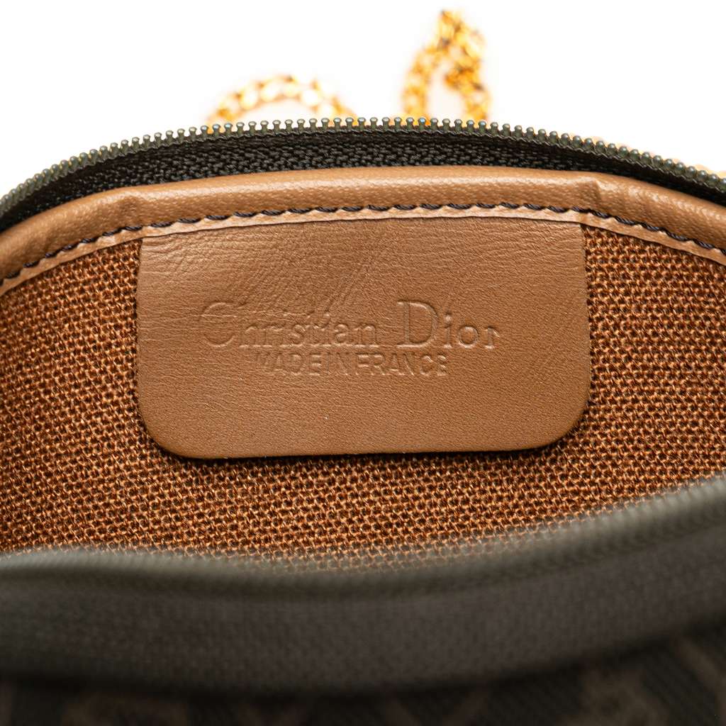 Dior Honeycomb Coated Canvas Chain Crossbody - 5