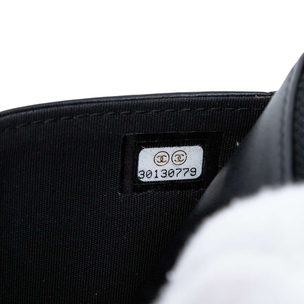 Chanel CC Quilted Lambskin Lucky Charms Wallet On Chain - Side view