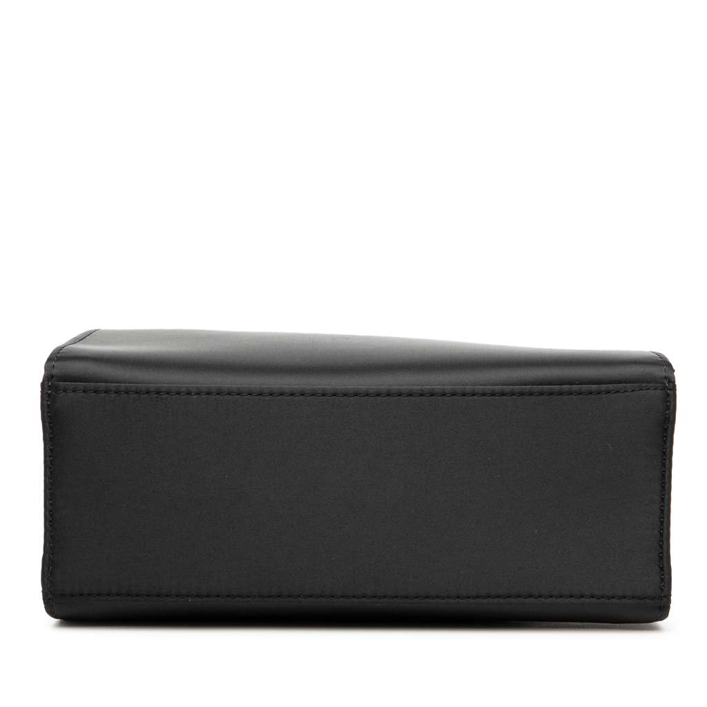 Saint Laurent Satin Monogram Handbag - Image 6