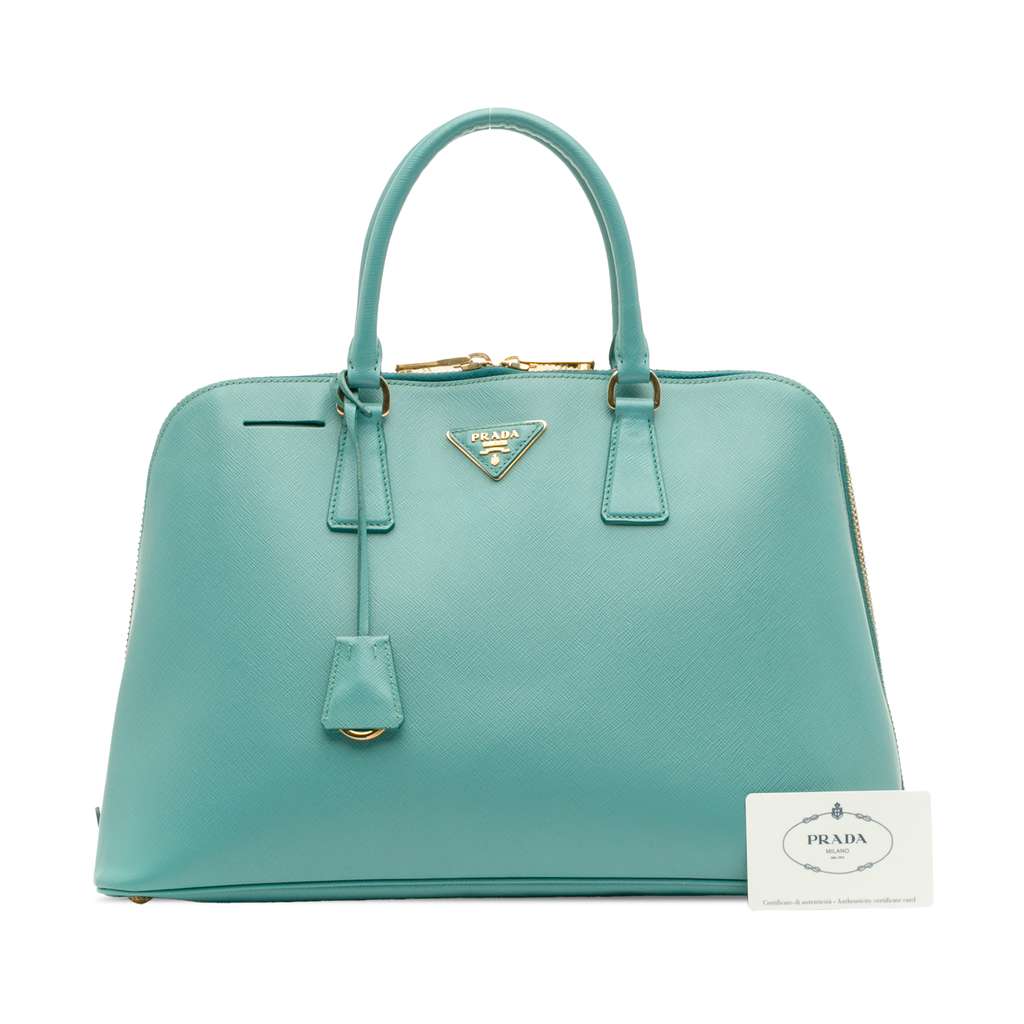 Prada Large Saffiano Lux Promenade Satchel - Image 14