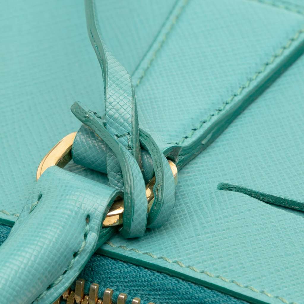 Prada Large Saffiano Lux Promenade Satchel - Image 11