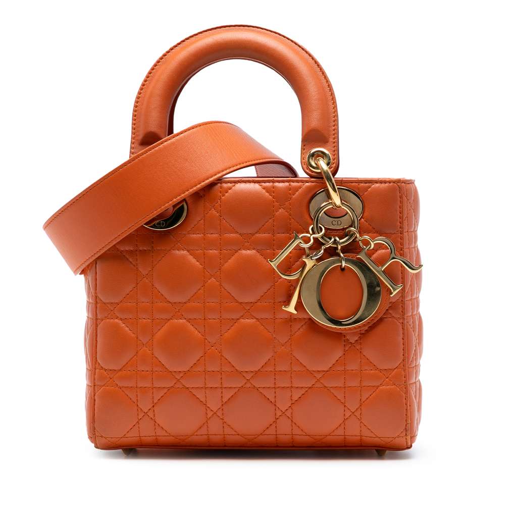 Dior Small Lambskin Cannage MyABCDior Lady Dior