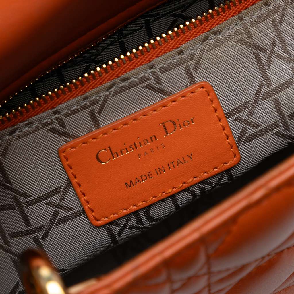 Dior Small Lambskin Cannage MyABCDior Lady Dior - Side view