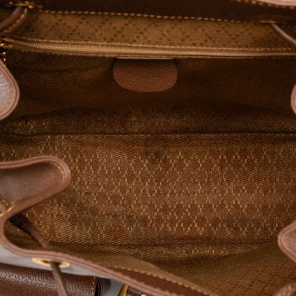 Gucci Calfskin Bamboo Drawstring Backpack - 4